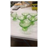 Green Depression Glass