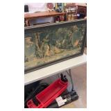 Vintage Maxfeid Parrish The Garden of Allah Framed