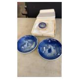 Copenhagen Porcelain Denmark Christmas Plates