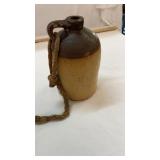 Stoneware Pottery Whiskey Jug