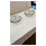Pair of Anchor Hocking Casserole Dishes