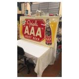 NICE Triple AAA Root Beer Advertising Sign