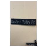 Metal Sign Eastern Valley Road Street Sign