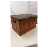 Wood Atlas Beverage Box with added Lid
