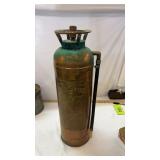 Vintage Polar Bear Copper/ Brass Fire Extinguisher