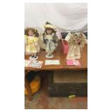 3 Porcelain Dolls