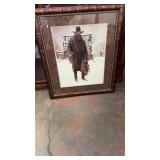 Large Framed Picture of a Cowboy Marlboro Man?