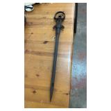 Antique Cast Iron Hay Bale Spear Harpoon