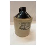 A. Hatke Richmond VA Advertising Whiskey Jug