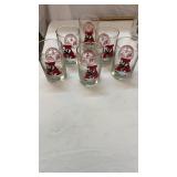 6 Vintage University of Alabama Drinking Glasses