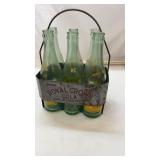 RC Royal Crown Cola Bottles & Vintage Carrier
