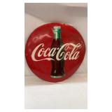 Vintage 24" Coca Cola Button Advertising Sign