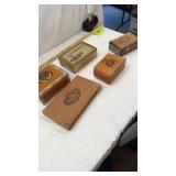 5 Cigar Boxes