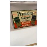 Vintage Permalite Advertising Sign
