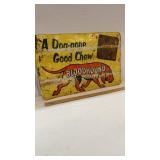 Vintage Tin Bloodhound Advertising Sign