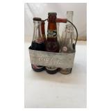 Vintage Coca Cola Bottle Carrier & Bottles