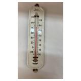 Vintage Porcelain Enamel Thermometer