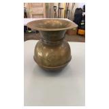Vintage Red Skin Chewing Tobacco Spittoon