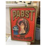 Pabst Blue Ribbon Advertising Sign