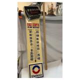 Plastic Delco Advertising Thermometer