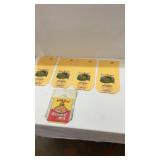 5 Vintage Corn Meal Sacks Bags Advertising