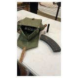 Military Pouch Bag with 5 Gun Magazine Clips