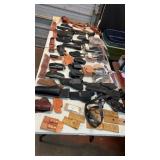 Large Group of Gun Firearm Holsters & More