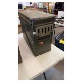 Large Metal Military Ammunition Can