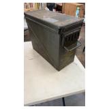 Large Metal Military Ammunition Can