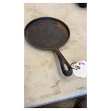 8" Cast Iron Skillet Flat Griddle