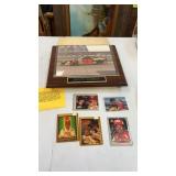 Davey Bobby Donnie Allison Racing Cards & Plaque