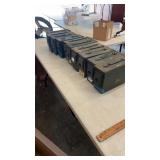 20 Used  Metal Military Ammunition Cans Ammo