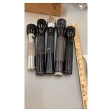 5 Used Maglite Flashlights