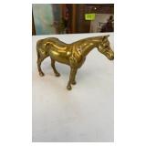 Brass Finish Horse