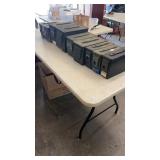10 Used Metal Military Ammunition Ammo Cans