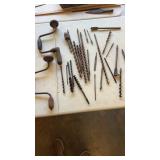 Bit Brace Hand Drills With Drill Bits