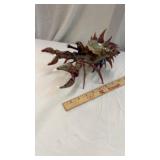 Lindemann Art Glass Studio Hermit Crab "Signed"