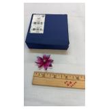 Swarovski Crystal Dilicia Fuchsia Rain Flower