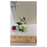 Swarovski Crystal Frog Bee & Strawberry 5667599