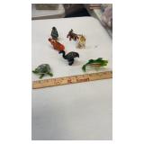 7 Fitz and Floyd Glass Animals