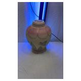 3 pcs. Fenton Burmese Uranium Glass Ginger Jar