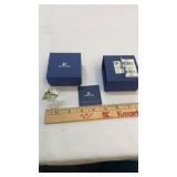 Swarovski Crystal Small Bear with Christmas Tree