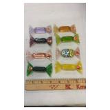 8 Murano Art Glass Candy Pieces Made in Italy