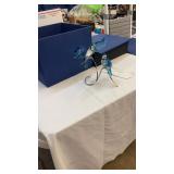 Large Swarovski Crystal Blue Jays Birds 1176149