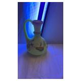 Fenton Burmese Uranium Art Glass Ewer