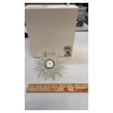 Swarovski Crystal Solaris Table Clock 221626