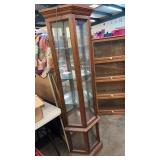 Narrow Curio Display Cabinet