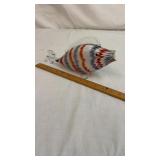 12" Long Fenton Art Glass Fish Dave Fetty