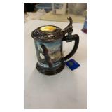 Franklin Mint "Hunter of Skies" Eagle Beer Stein"