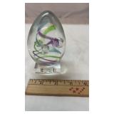 Caithness Eggstravanz Scotland Paperweight